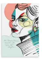 Diamond Canvas Print a la mode 28"x40"(70x100 cm) Canvas Print