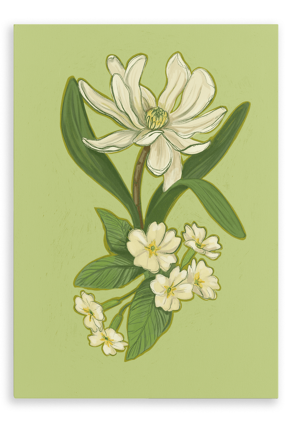March Canvas Print Birthday Blooms 28"x40"(70x100 cm) Canvas Print