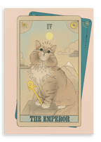 The Emperor Canvas Print Tarot Cats 28"x40"(70x100 cm) Canvas Print