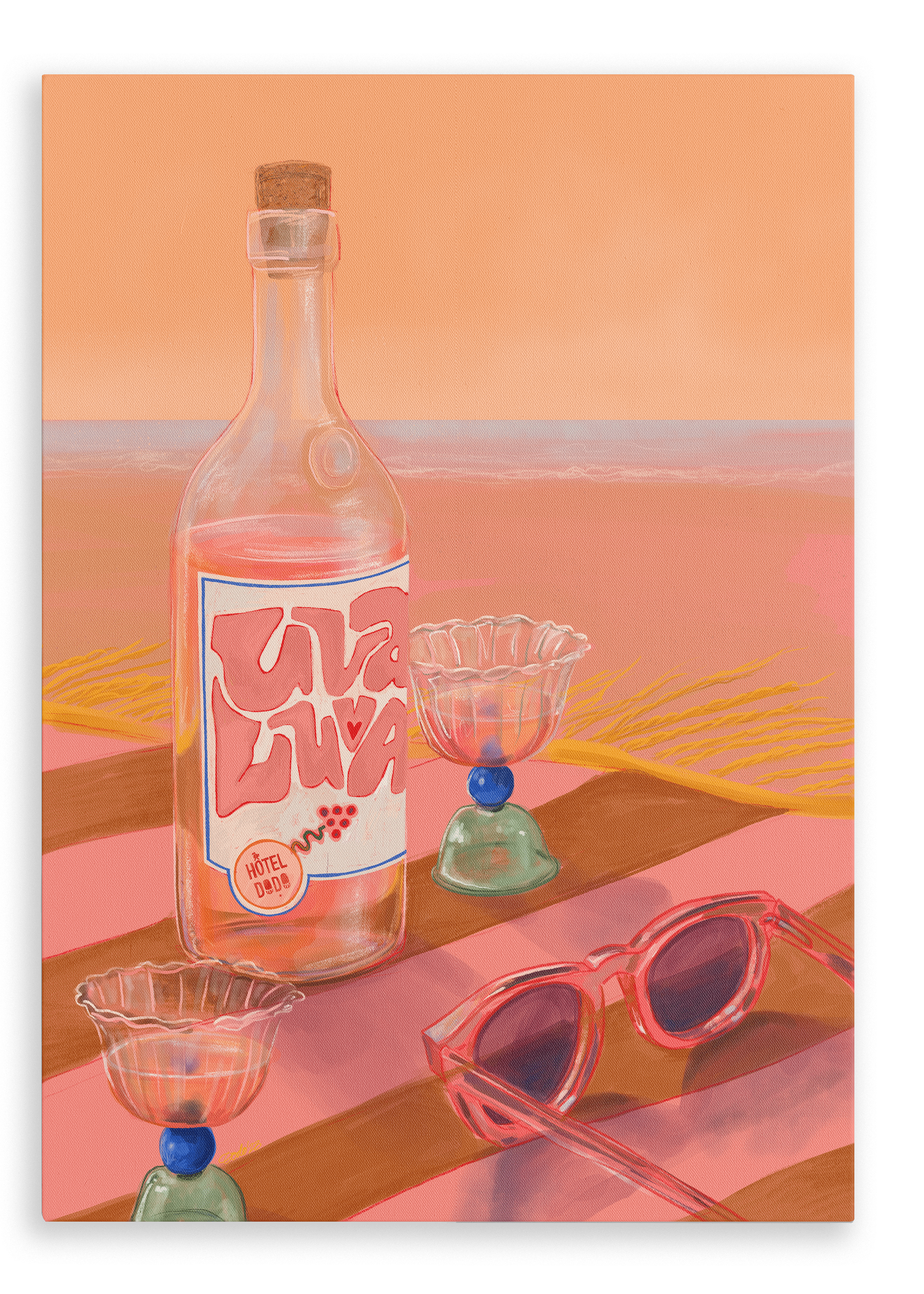 Hôtel Dodo Uva Luva Giclée Canvas Print Hôtel Dodo 28"x40"(70x100 cm) Canvas Print