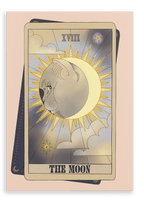The Moon Canvas Print Tarot Cats 28"x40"(70x100 cm) Canvas Print