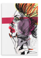 Bacon Matte Canvas Print a la mode 28"x40"(70x100 cm) Canvas Print