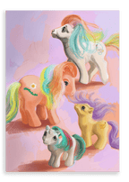Pony Up Giclée Canvas Print Kitsch Kanaveral 28"x40"(70x100 cm) Canvas Print
