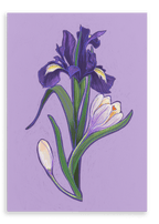 February Canvas Print Birthday Blooms 28"x40"(70x100 cm) Canvas Print