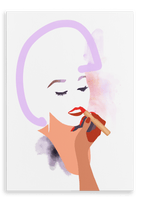 Slick Canvas Print Lip Graces 28"x40"(70x100 cm) Canvas Print