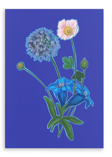 October Canvas Print Birthday Blooms 28"x40"(70x100 cm) Canvas Print