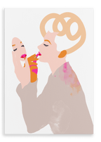 Kelly Canvas Print Lip Graces 28"x40"(70x100 cm) Canvas Print