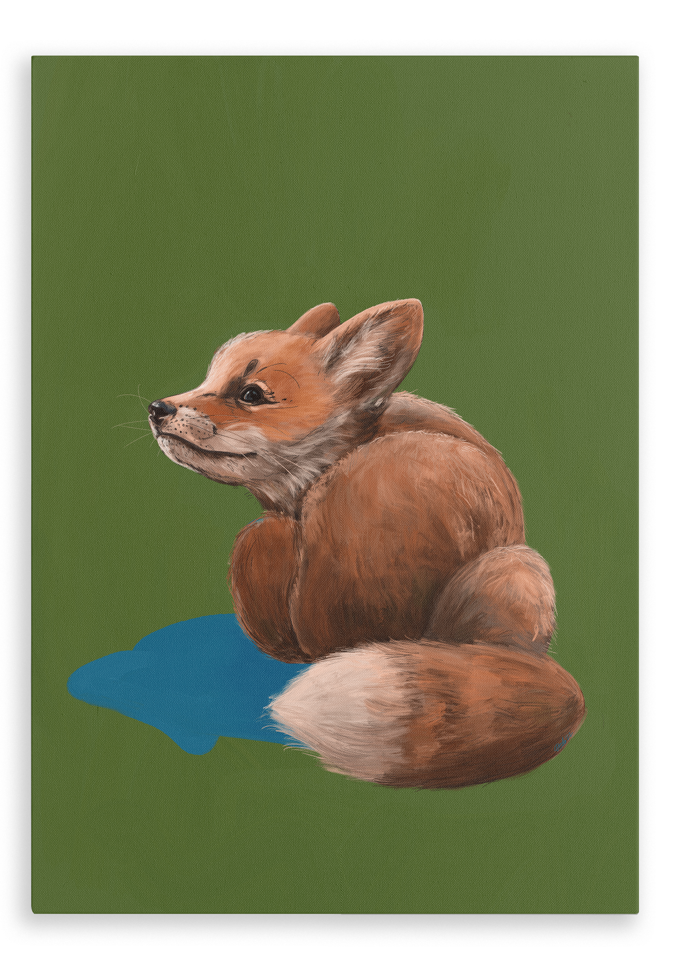 Tiny Fox Giclée Canvas Print Creature Features 28