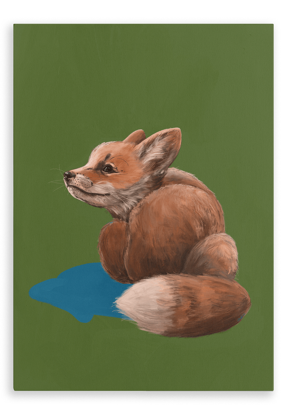 Tiny Fox Giclée Canvas Print Creature Features 28"x40"(70x100 cm) Canvas Print