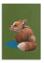 Tiny Fox Giclée Canvas Print Creature Features 28"x40"(70x100 cm) Canvas Print