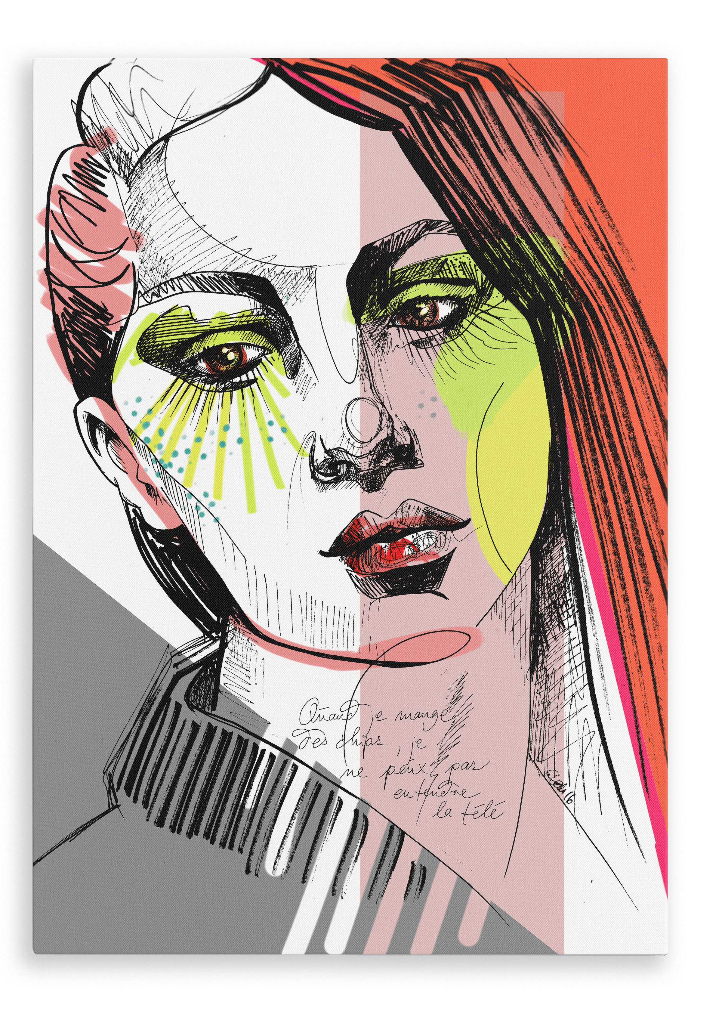 Crisps Canvas Print a la mode 28"x40"(70x100 cm) Canvas Print