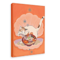 Seafood Ramen Thief a.k.a. Venus Of Pawticelli Giclée Canvas Print Kitsch Kanaveral 28"x40"(70x100 cm) Canvas Print