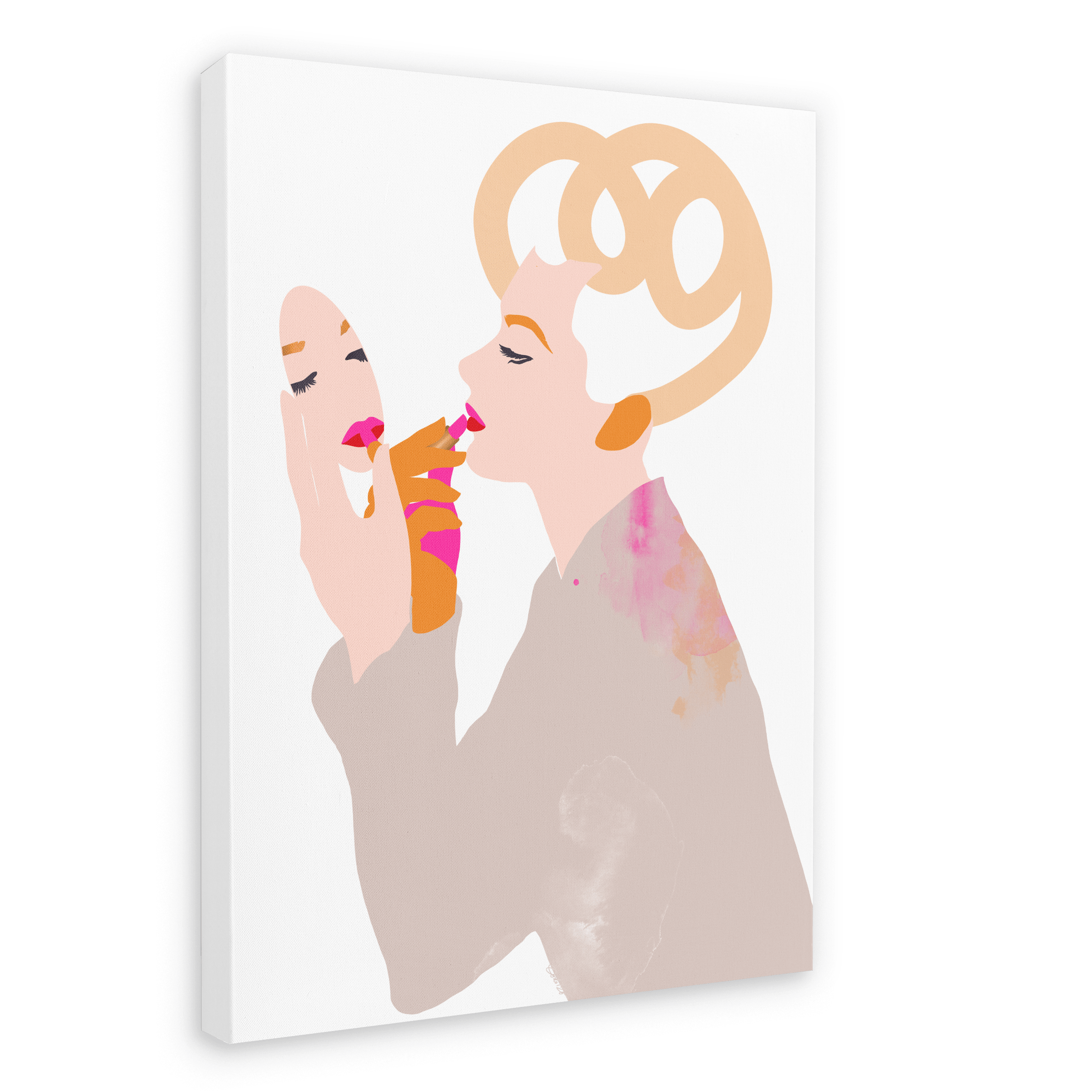 Kelly Canvas Print Lip Graces 28