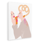 Kelly Canvas Print Lip Graces 28"x40"(70x100 cm) Canvas Print