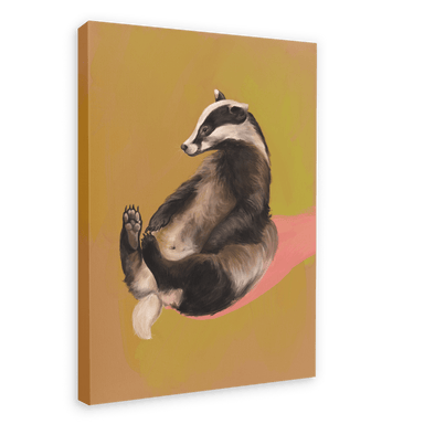 Bonnie Badger Giclée Canvas Print Creature Features 28"x40"(70x100 cm) Canvas Print