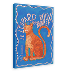Léopard Roux Matte Canvas Print Aventures Des Créatures 28"x40"(70x100 cm) Canvas Print