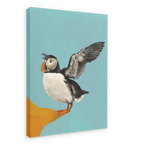 Posing Puffin Giclée Canvas Print Creature Features 28"x40"(70x100 cm) Canvas Print