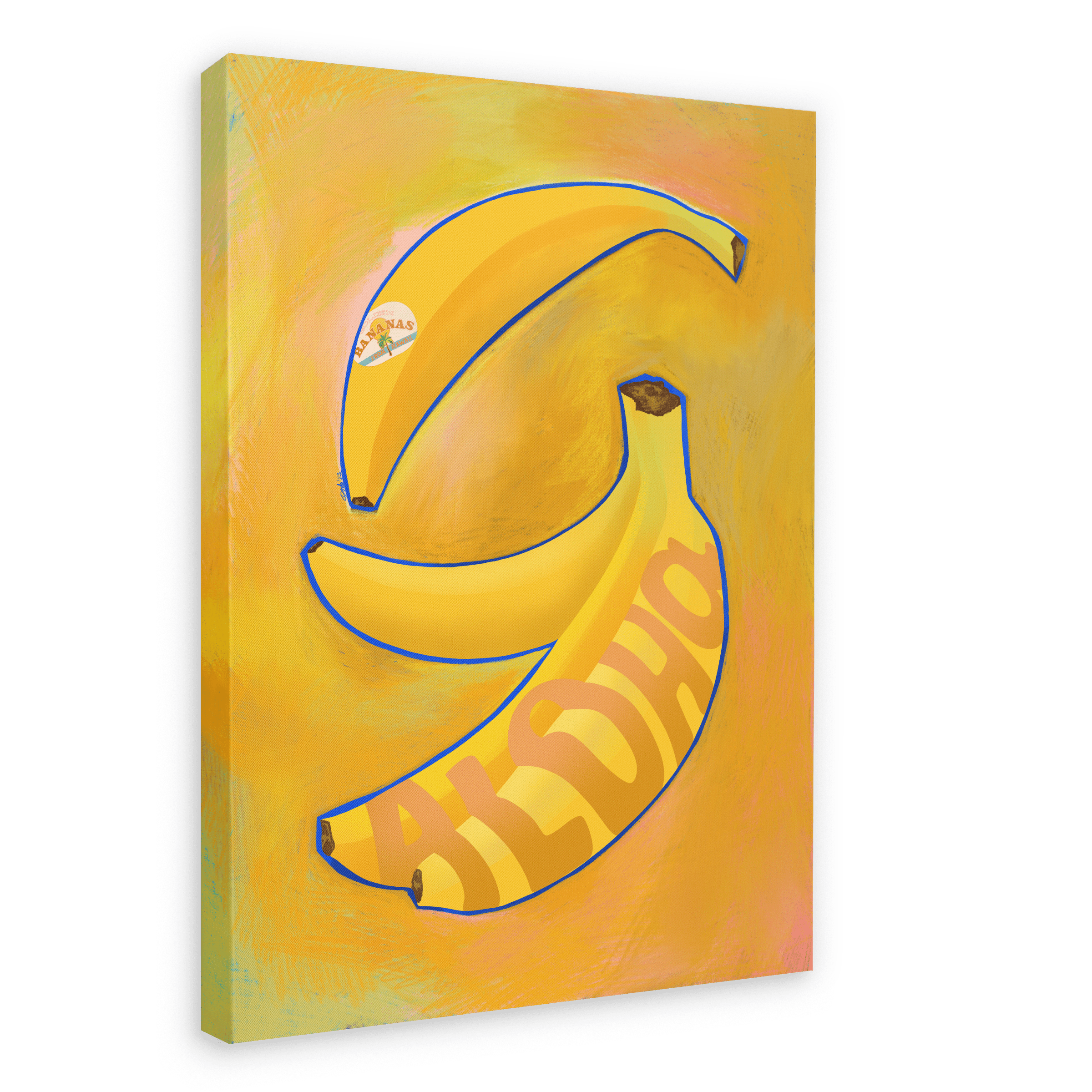 Aloha Banana Giclée Canvas Print Intercontinental Fruitery 28"x40"(70x100 cm) Canvas Print