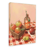 Apple Core Giclée Canvas Print