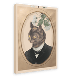 Cat In A Suit Canvas Print