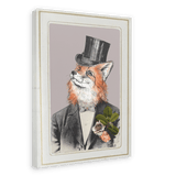 Fox In A Suit Canvas Print