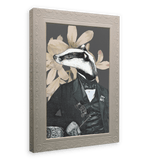 Badger In A Suit Canvas Print
