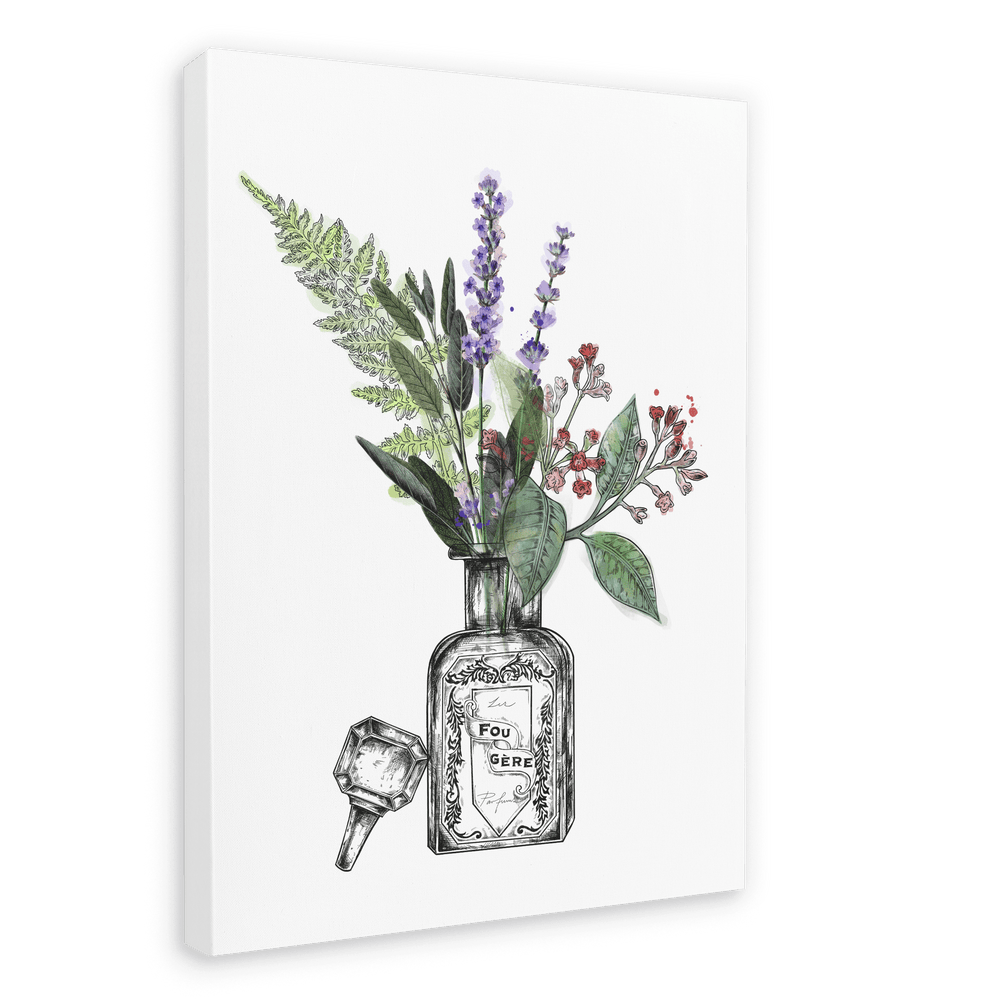 Fougere Canvas Print Les Parfums 28"x40"(70x100 cm) Canvas Print