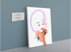 Slick Canvas Print Lip Graces 28"x40"(70x100 cm) Canvas Print