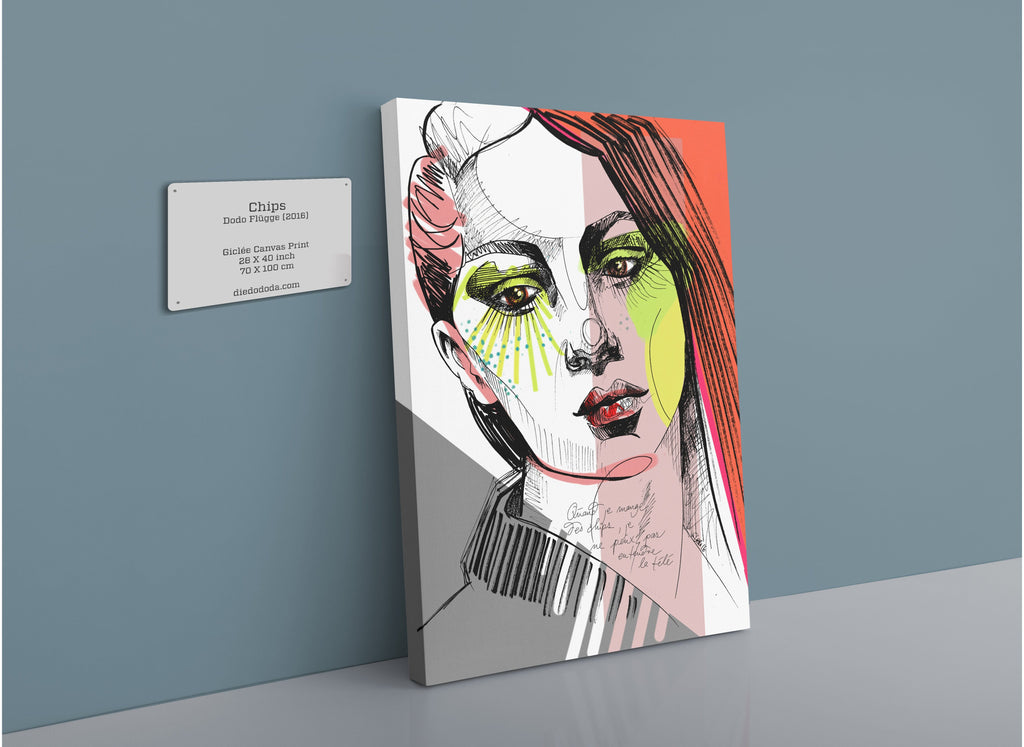 Crisps Canvas Print a la mode 28"x40"(70x100 cm) Canvas Print