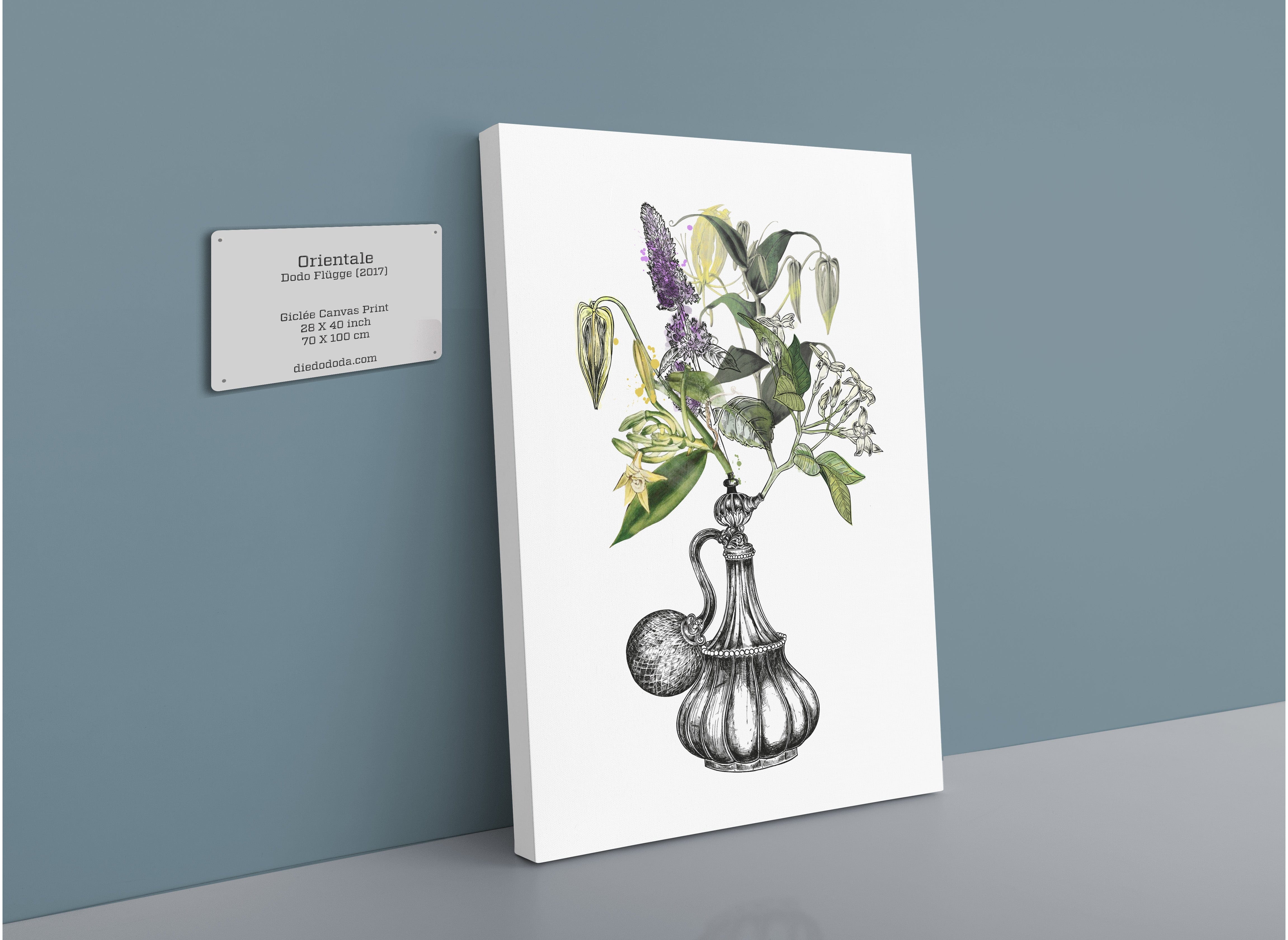 Orientale Matte Canvas Print Les Parfums 28