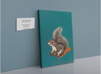 Cyril Squirrel Giclée Canvas Print Creature Features 28"x40"(70x100 cm) Canvas Print