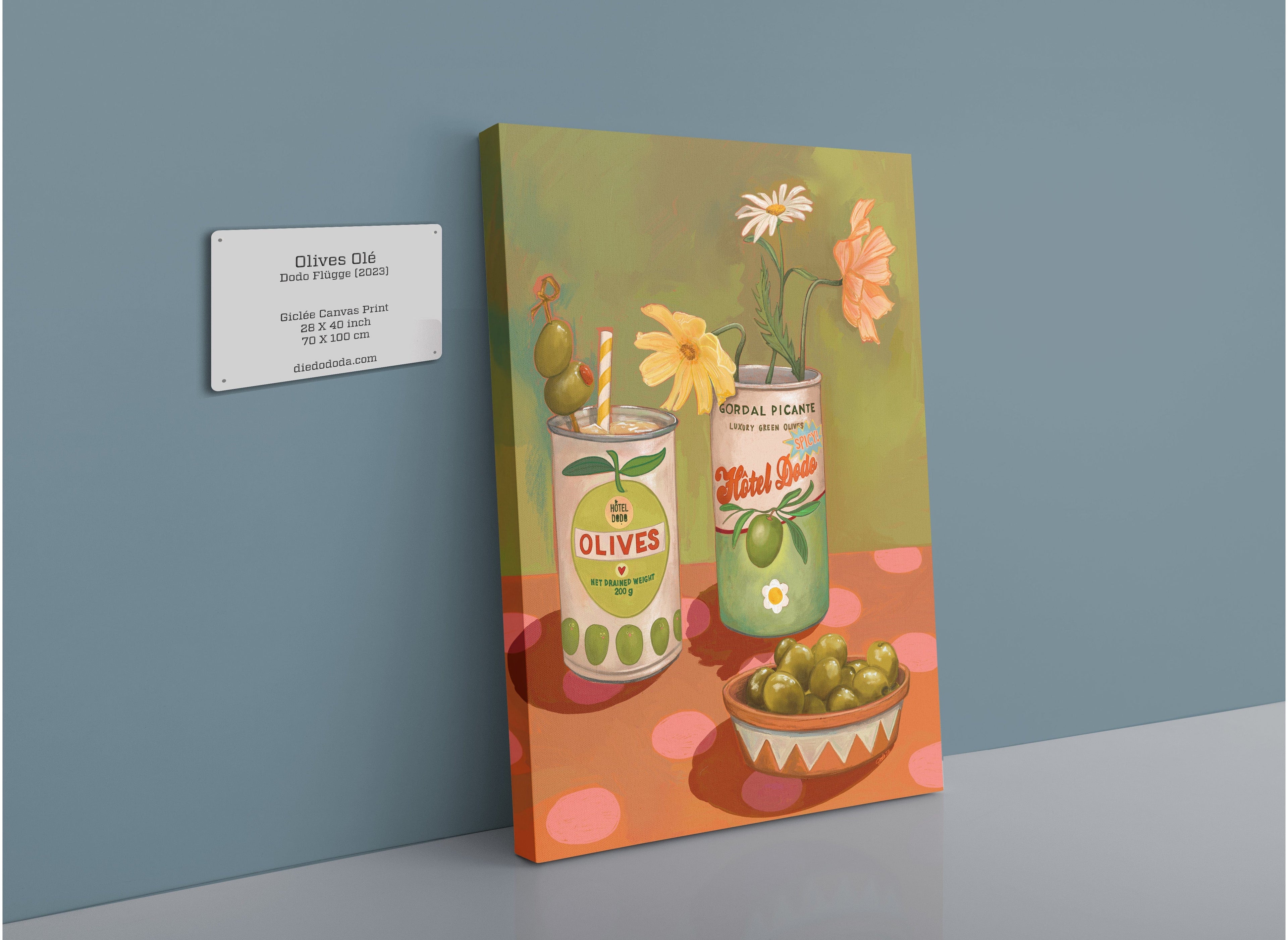 Hôtel Dodo Olives Olé Canvas Print Hôtel Dodo 28"x40"(70x100 cm) Canvas Print
