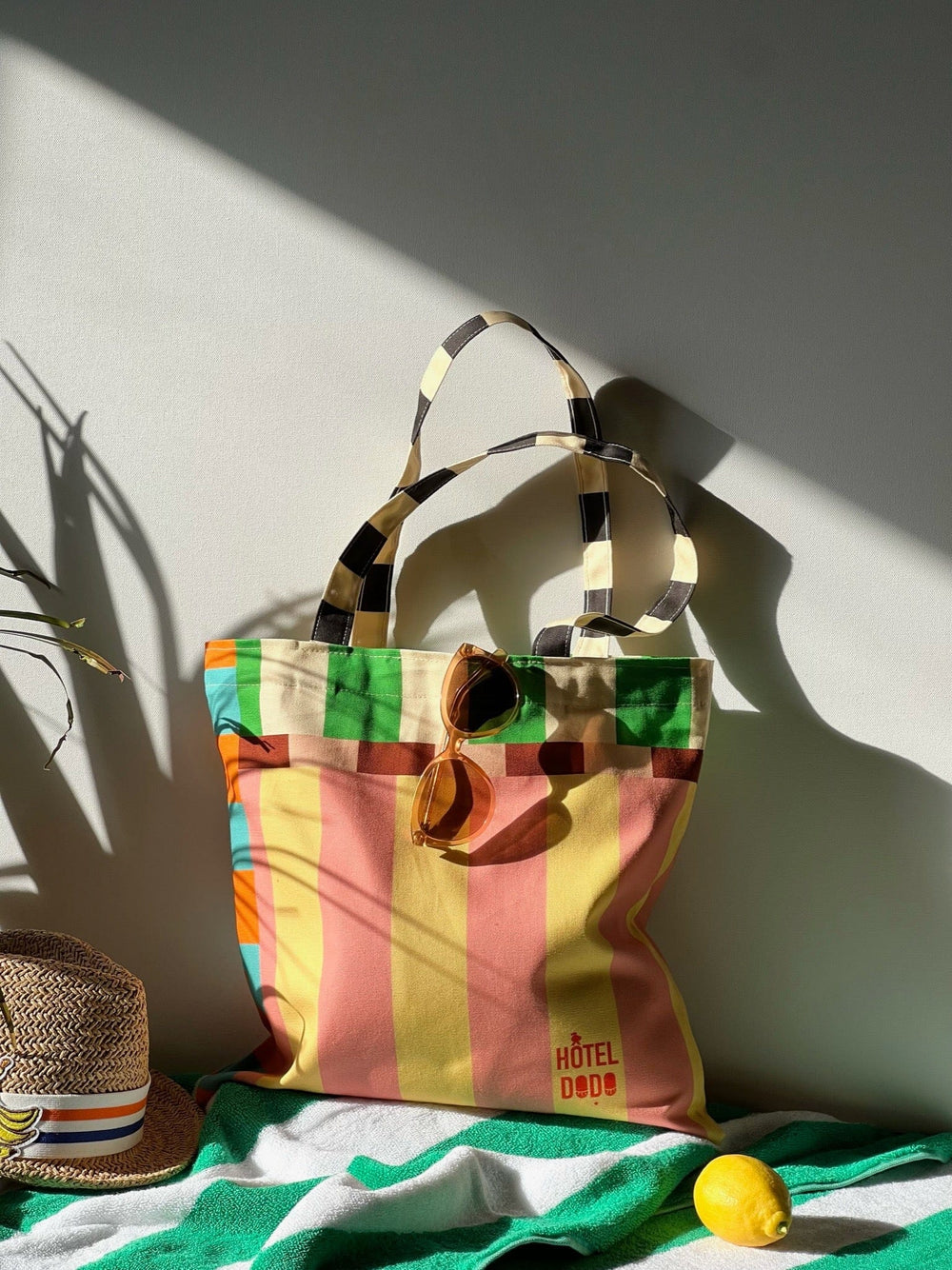 Jolly Stripe Takeaway Tote Bag Bags by diedododa Bag