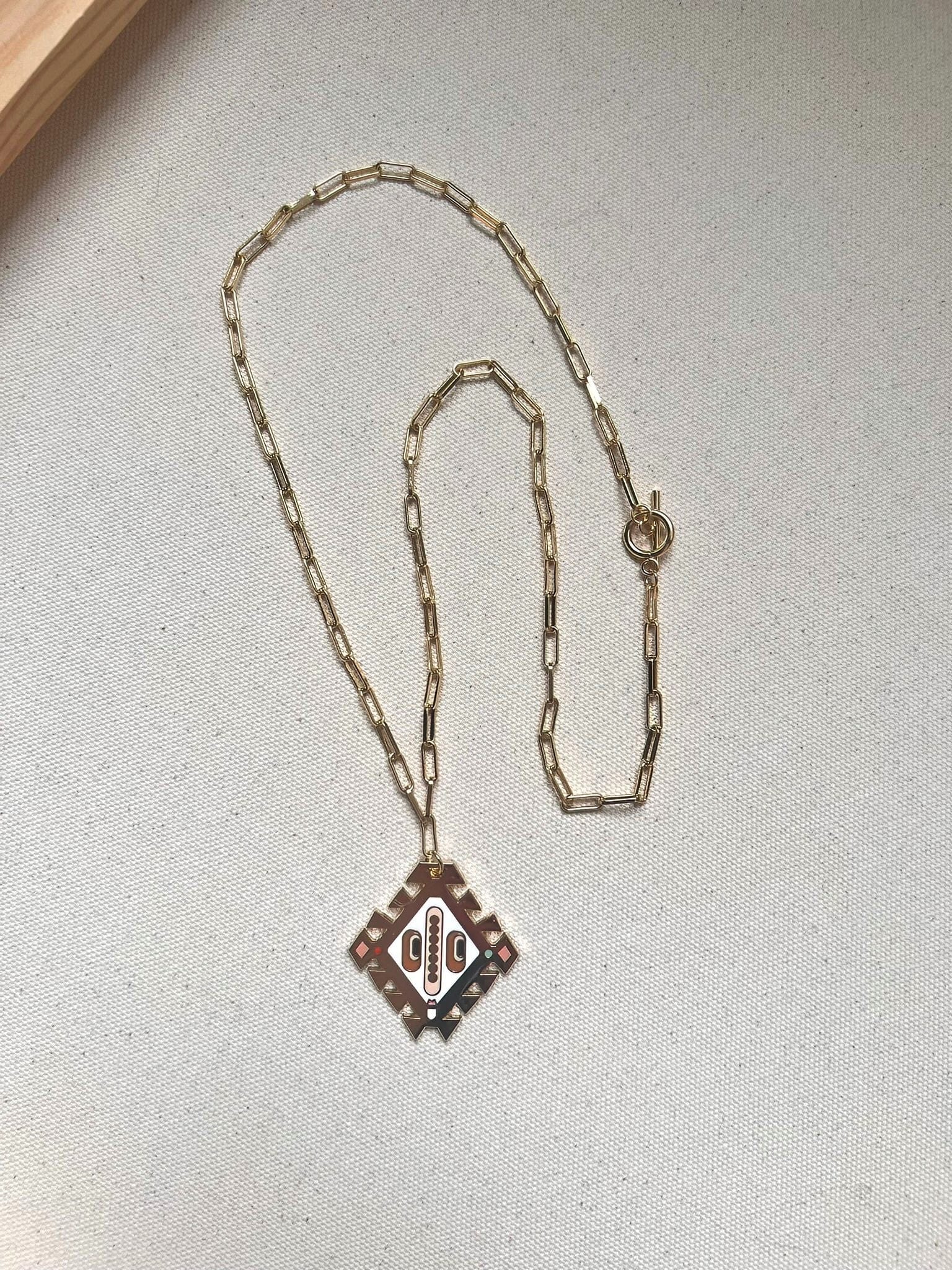 Totem Necklace Necklaces Style 1 - Medium paperclip chain: 60cm (ca.24”) Necklace