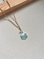 Fresh Milk Necklace Necklaces Style 1 - Medium paperclip chain 46cm (ca.18”) Necklace