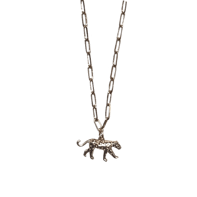 Leovely Leopard Necklace Necklaces Style 1 - Small paperclip chain: 46cm (ca.18”) Necklace