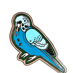 Blue Budgie Pin Pins by diedododa Pin