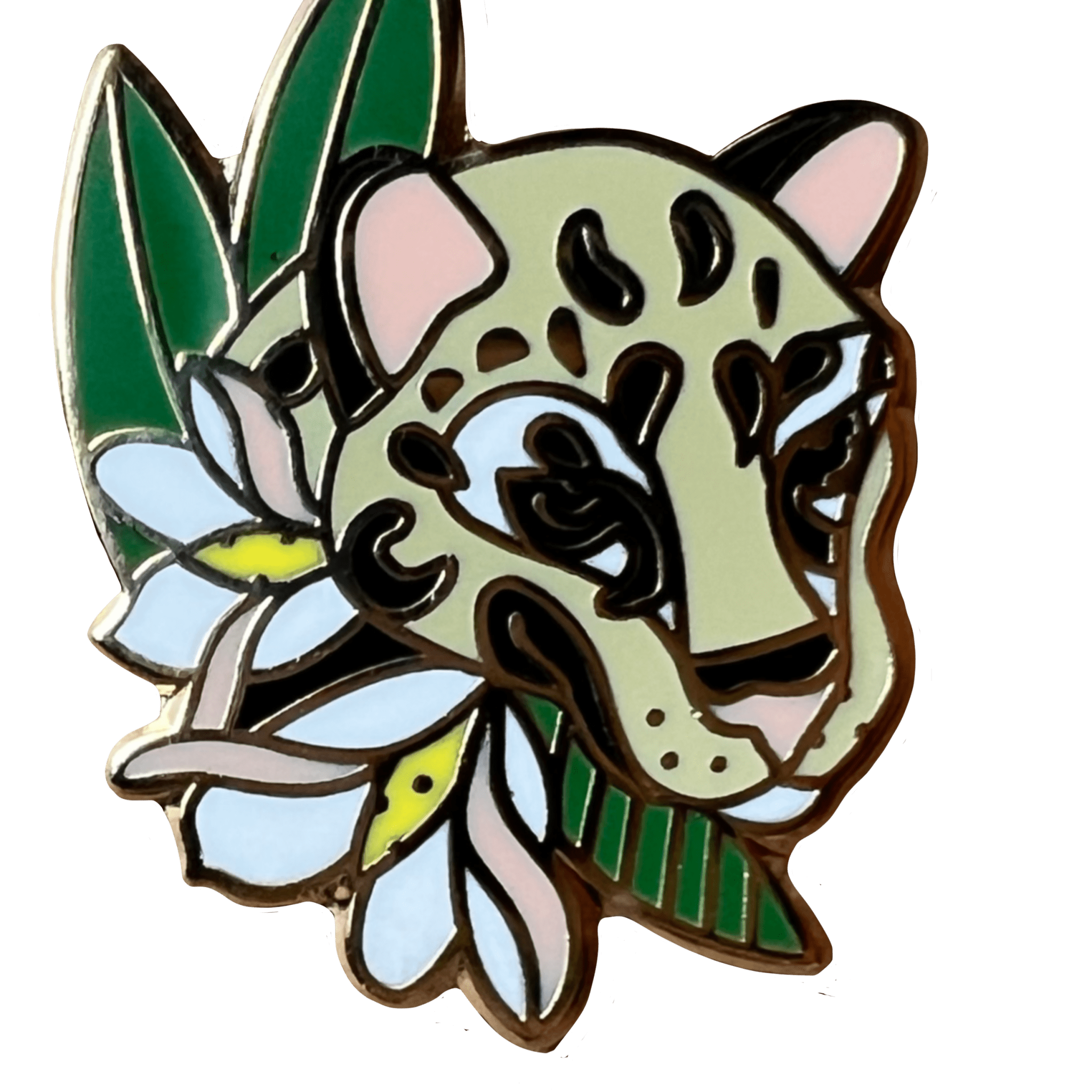 Botanist & Leopard Pin Pins by diedododa Pin