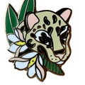 Botanist & Leopard Pin Pins by diedododa Pin