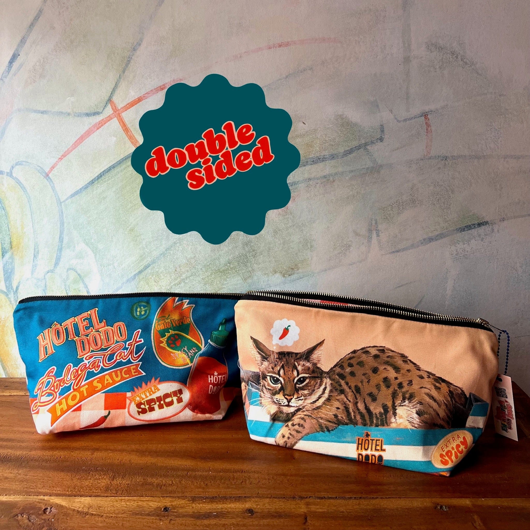 Bodega Cat Hot Sauce Pouch