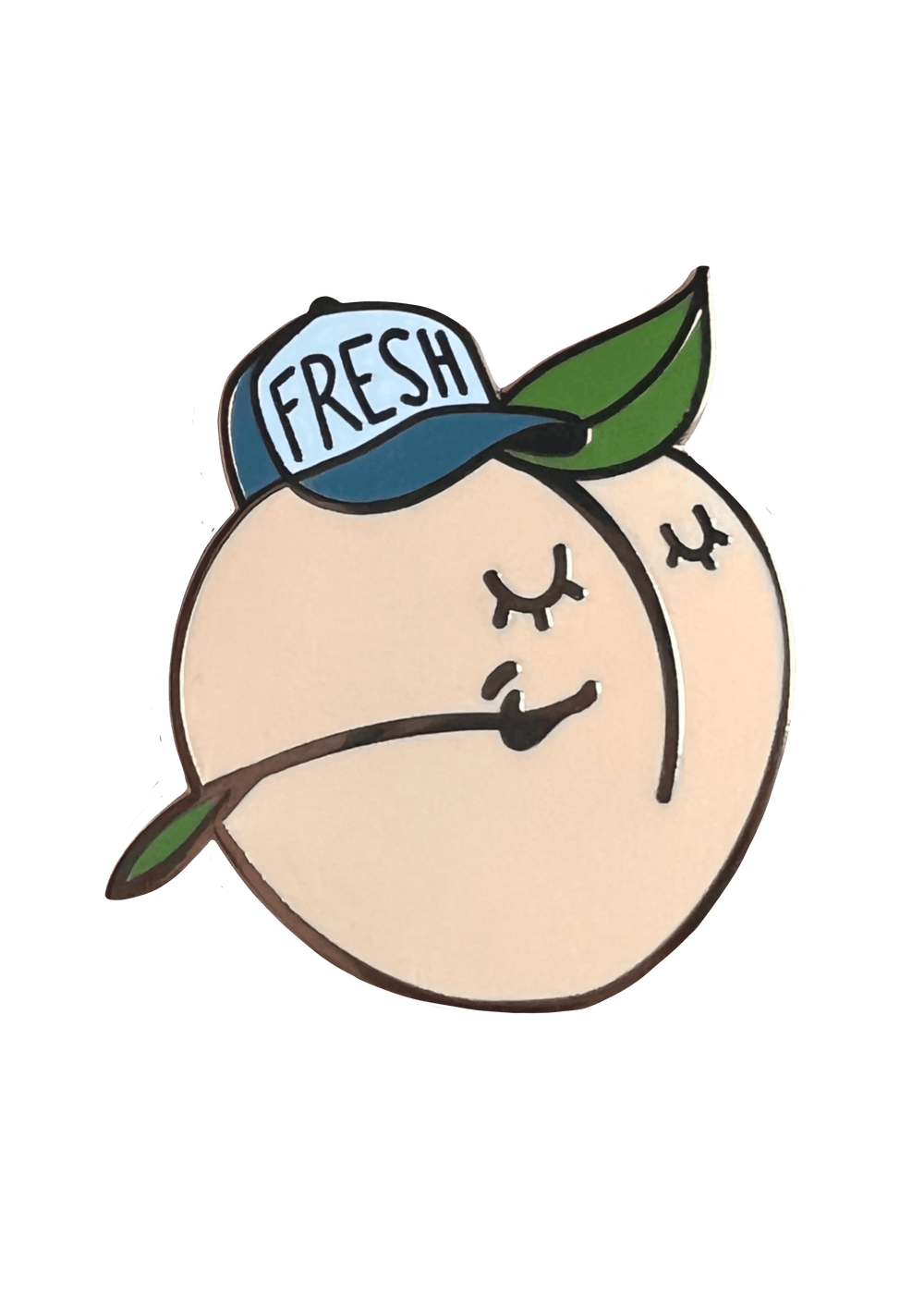 Farm Fresh Peach Pin Pins by diedododa Pin