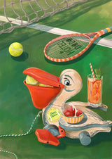 Petit Pélican Tennis Club Giclée Art Print