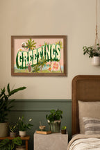 Vintage Greetings Matte Art Print Hôtel Dodo Art Print