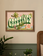 Vintage Greetings Matte Art Print Hôtel Dodo Art Print