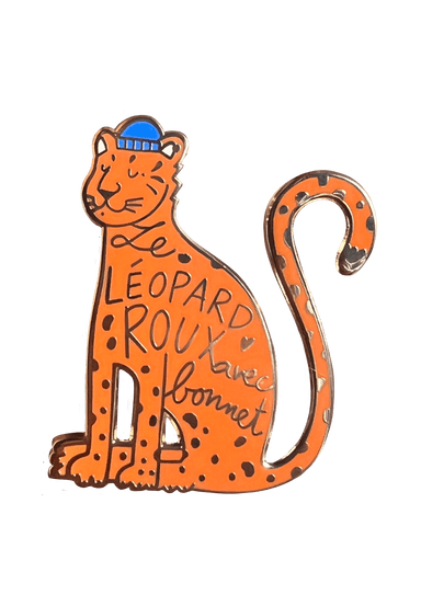 Léopard Roux Pin Pins by diedododa Pin