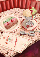 Gelato Gatto Giclée Art Print
