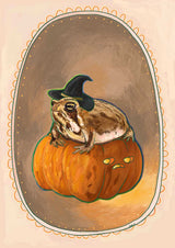 Grumpy Spiced Pumpkin Giclée Art Print