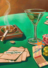 Lucky Ducky Casino Giclée Art Print