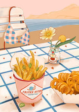 Frites Vites Giclée Art Print