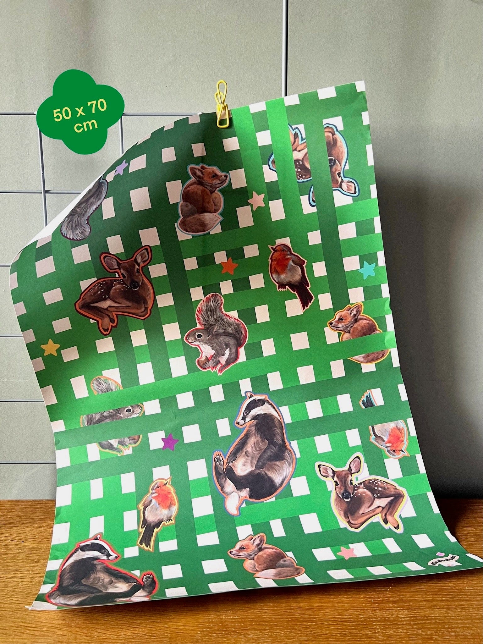 Fougere Wrapping Paper diedododa Wrapping Paper